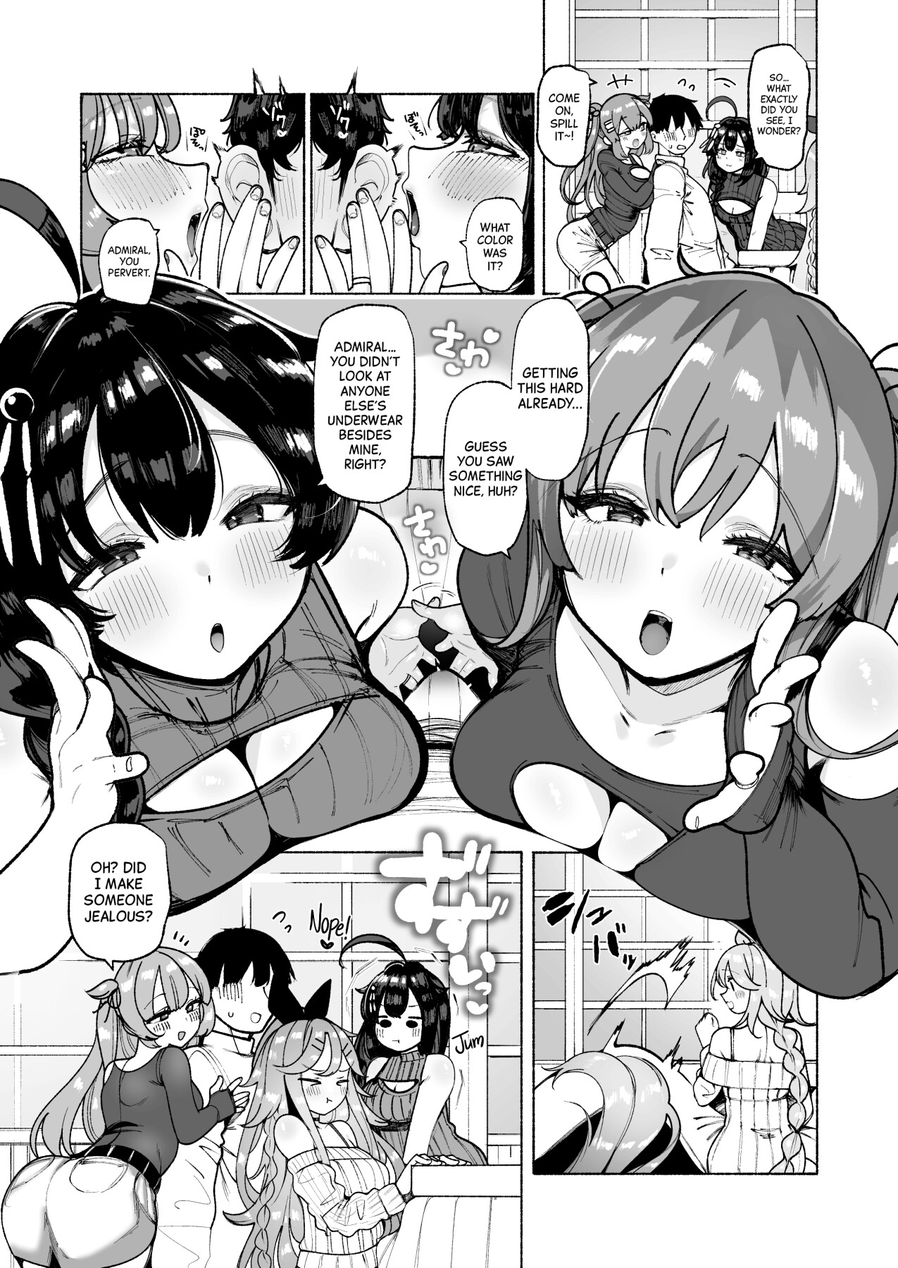 Hentai Manga Comic-Getting Teased and Milked Dry Under the Kotatsu by the Shiratsuyu-Class Sisters-Read-4